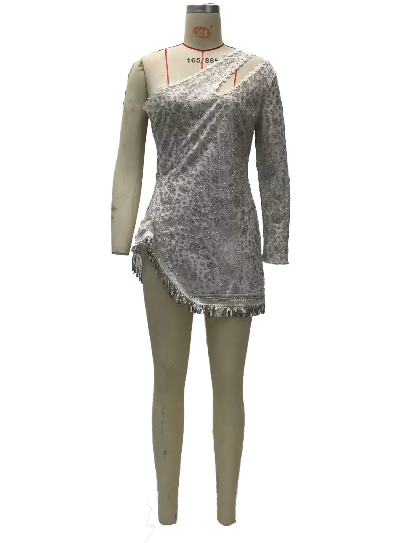 Silver embellished sparkly Party