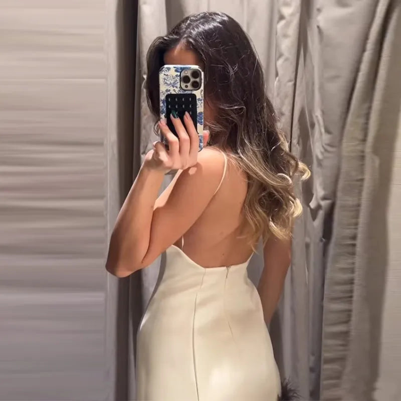 Offwhite Zara vibes with feathers - Shellss