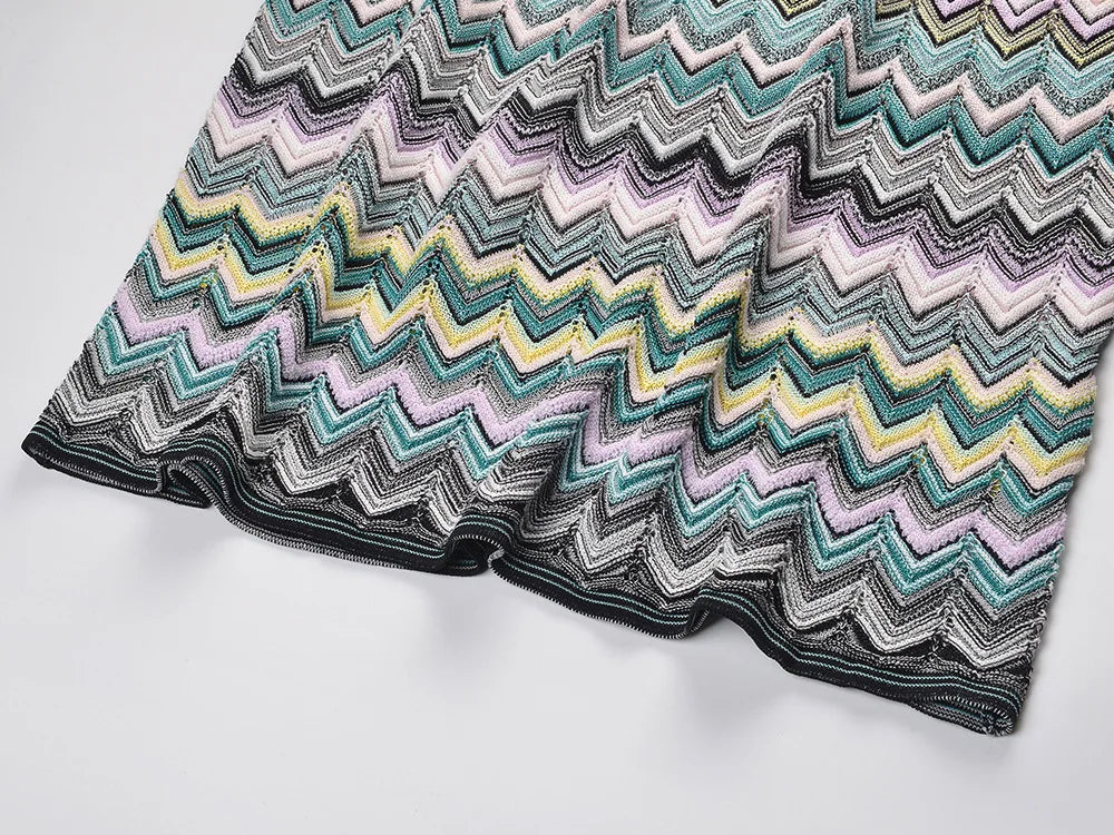 Missoni new zig zag knit dress