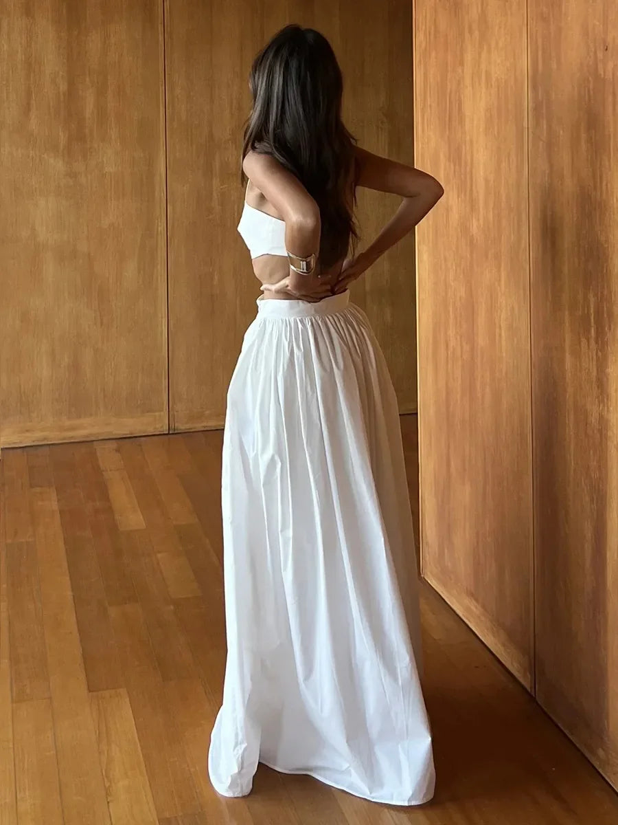 1 brown khaki white set