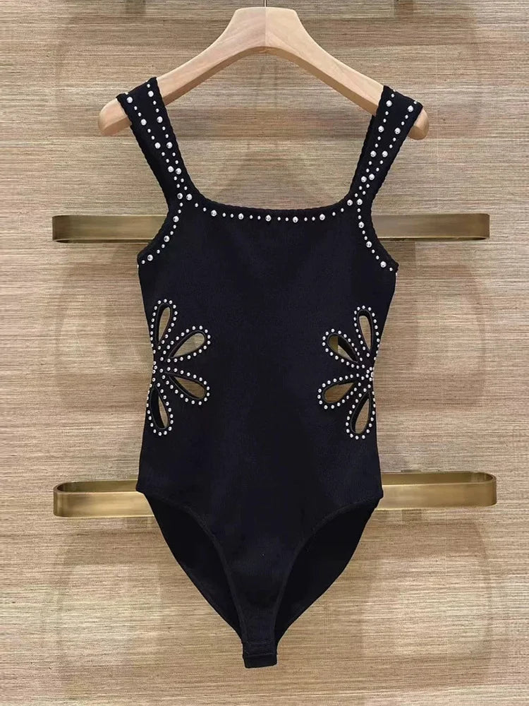 Side cut out flower sandro maje
