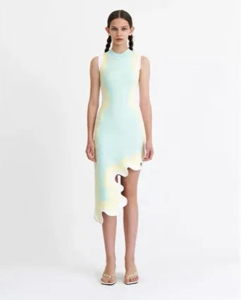 1 ph5 Wavy vibes Asymmetrical posh dress