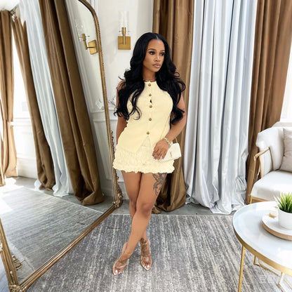 Single piece retro dress