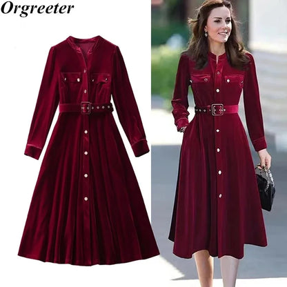 Kate Middleton's Velvet Dress