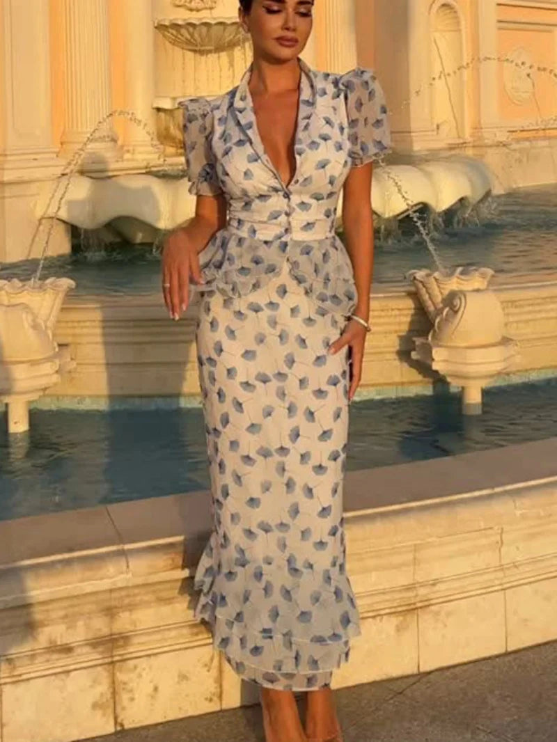 Floral Print 2 Piece Sets