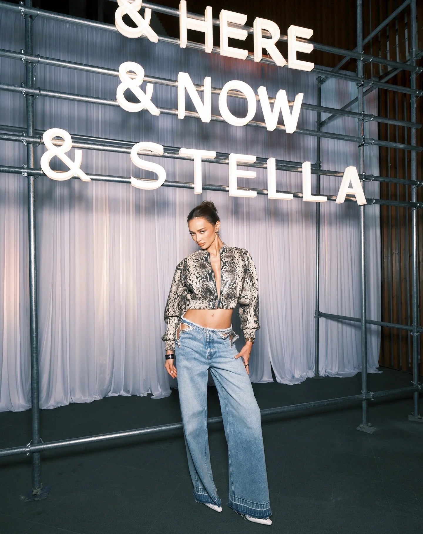 Stella Cut out jeans