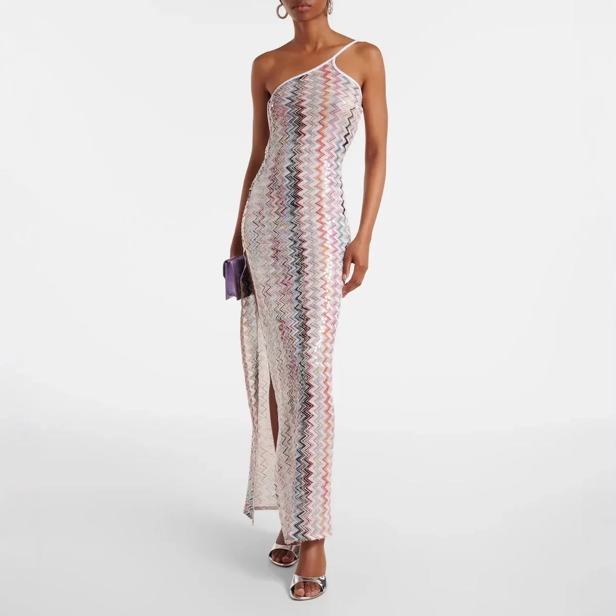 Missoni one shoulder Zig Zag