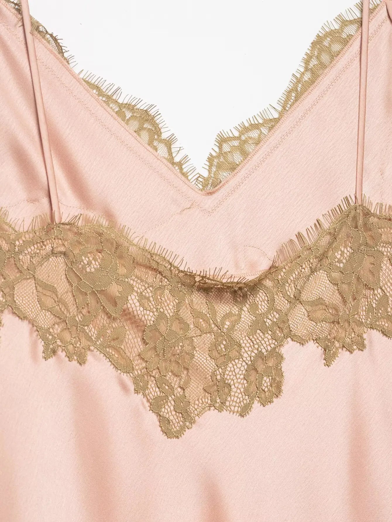 Zara Satin Lace Dress Summer
