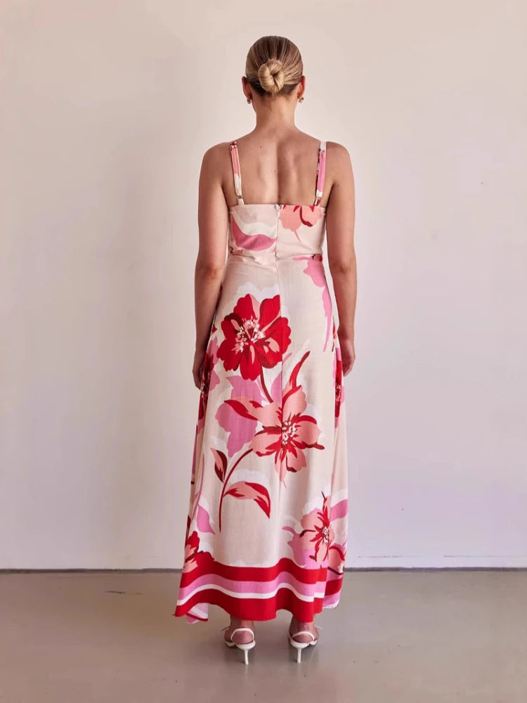 Elegant Flower Dress A-line