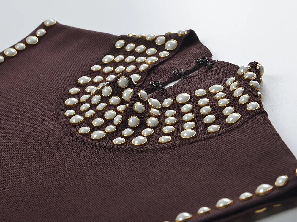 Knitted Sandro embellished Dress