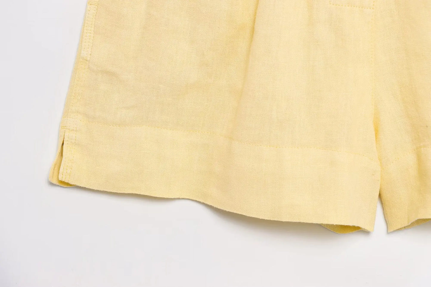 Yellow Summer shorts co ord set