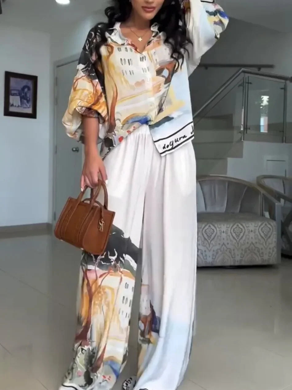 2 Pieces Set  Elegant Casual Set