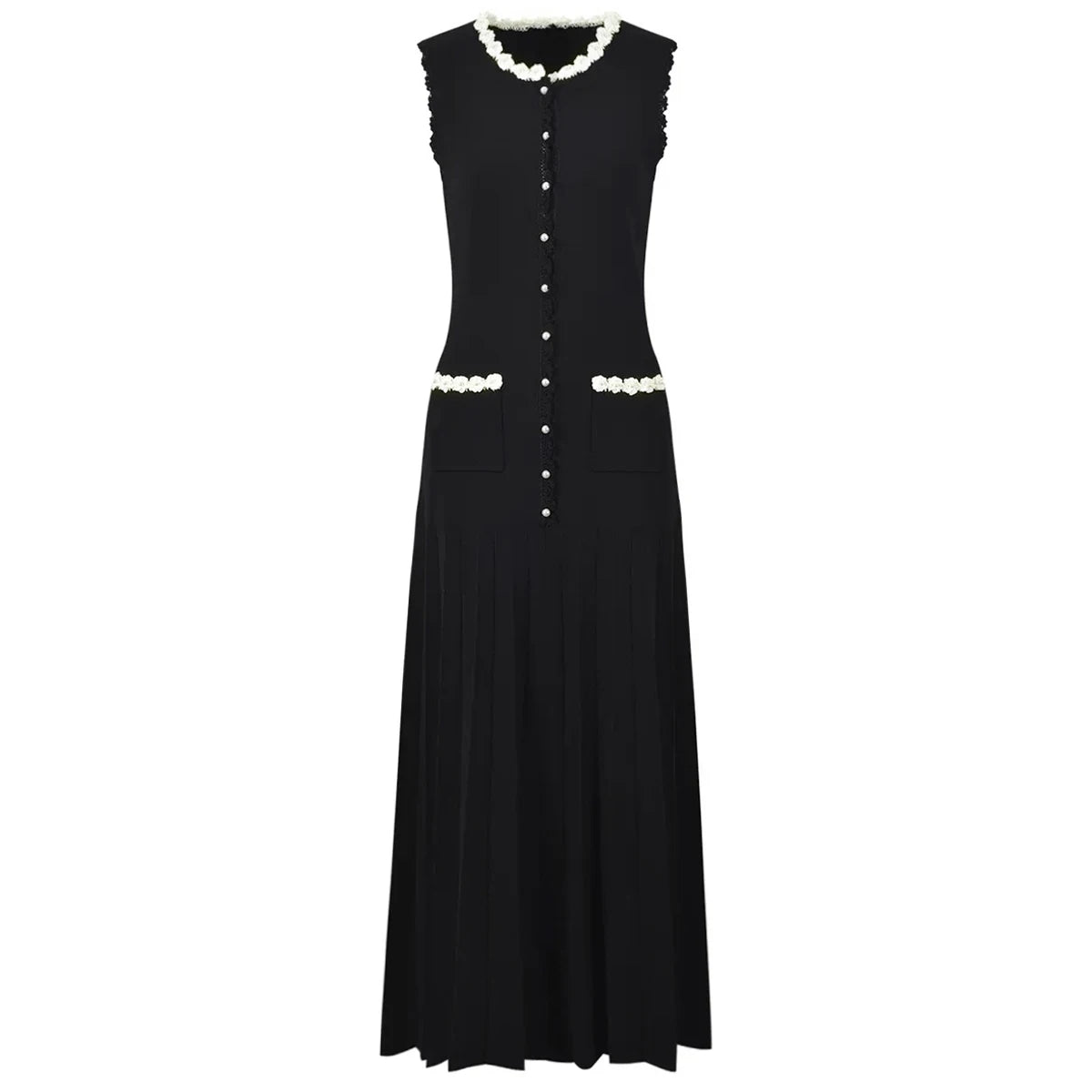 Sandro Knitted Black dress