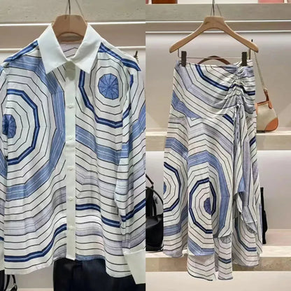 Geometric 2025 Latest Skirt- Sandro Vibes