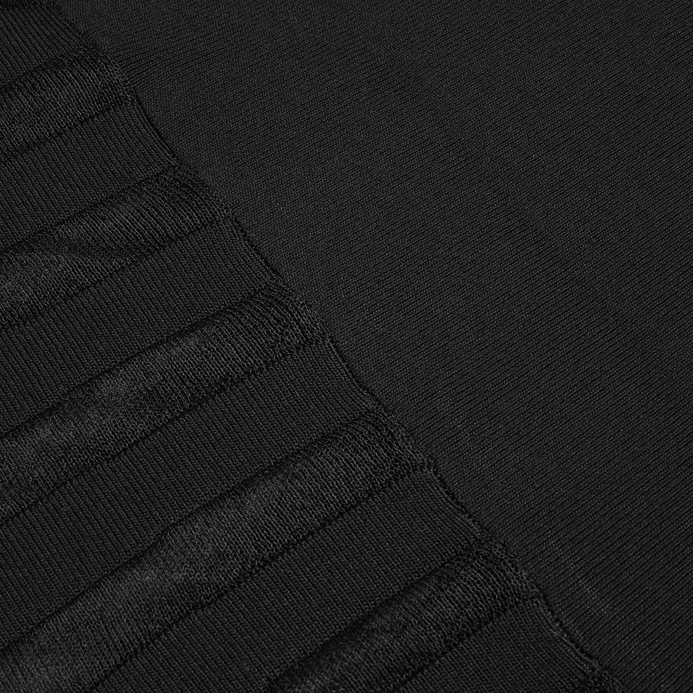 Semi Sheer Black Dress- Party Premium collection