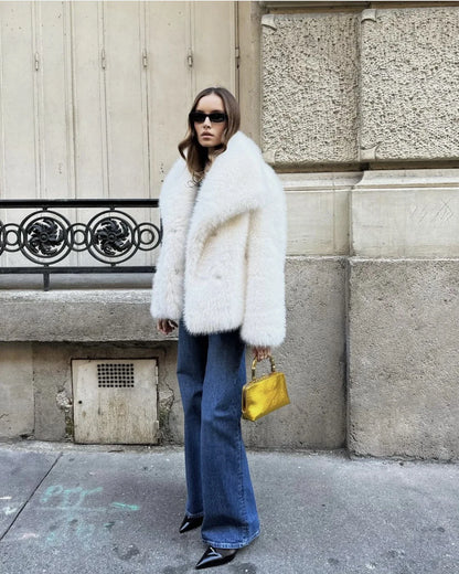 Luxury faux Fur Jacket