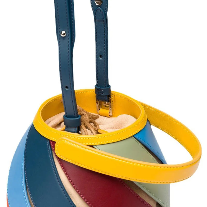 Geometric colorful Shoulder Crossbody Bag