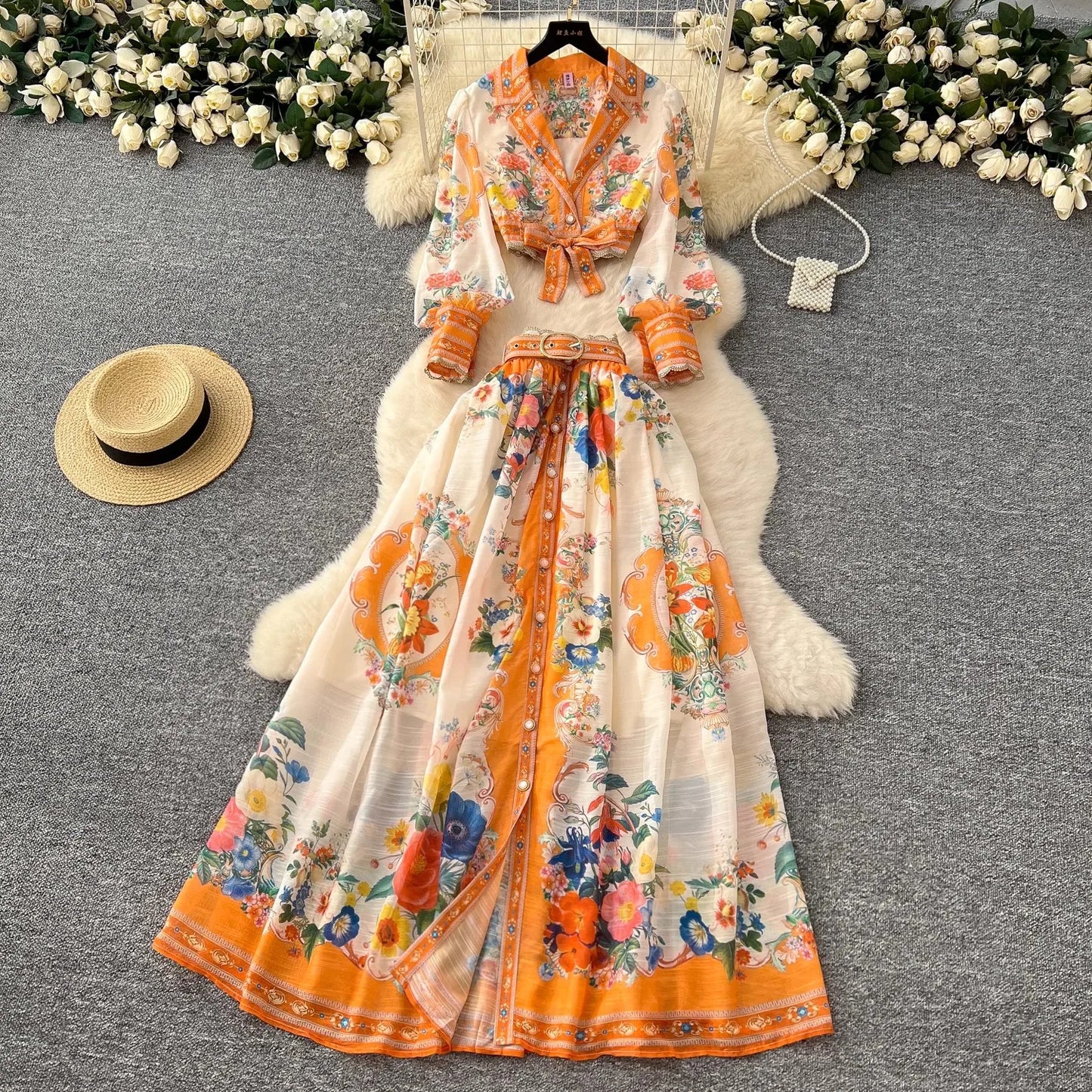 A-line Skirts Set