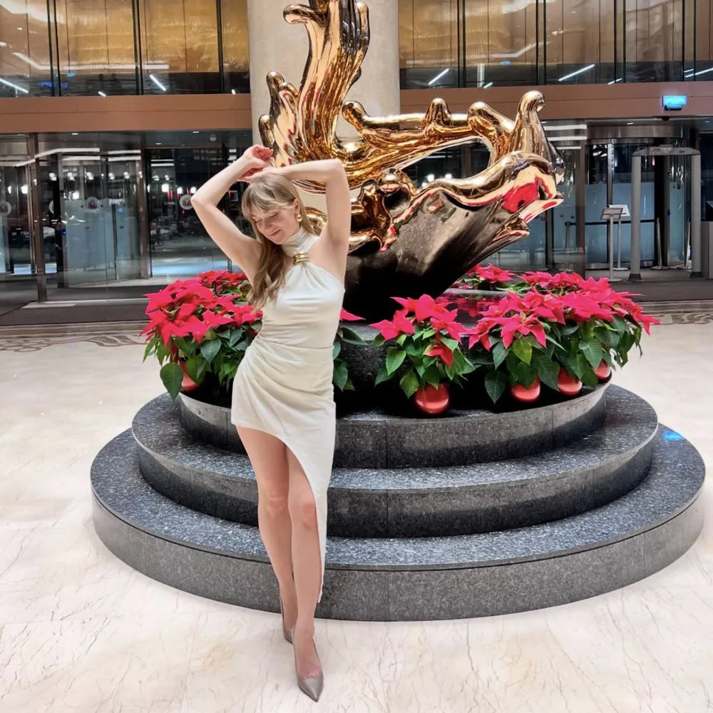 Vintage metal ring Turtle neck