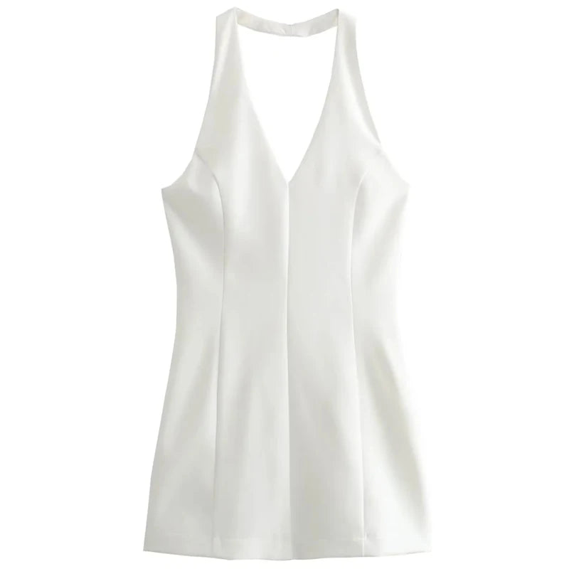 Mini Halter V neck Mini
