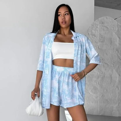 Summer Soft Shorts Set