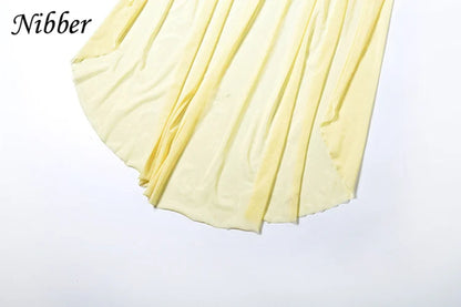 Yellow Chiffon Off shoulder
