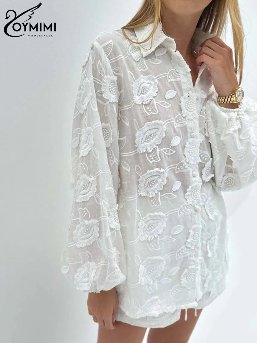 Summer White 2 Piece Co ord Shorts Sets - Shellss