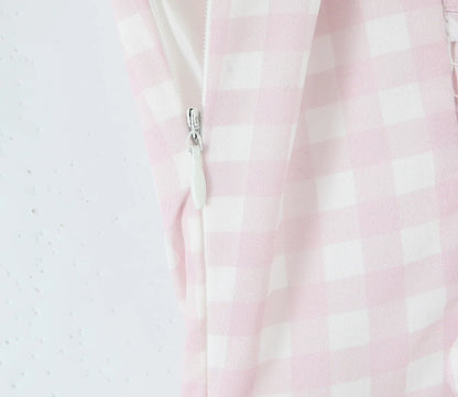 Elegant Laced Pleated Midi Dress