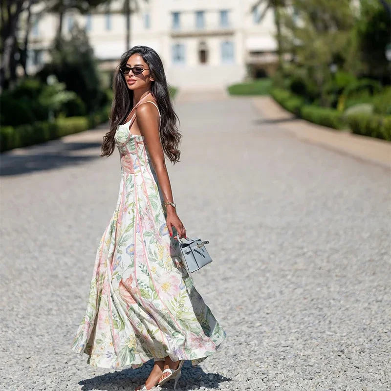 Floral Long Summer dress