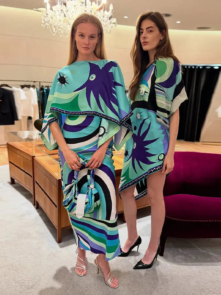 Pucci Resort Vacation Wear Cape Shawl