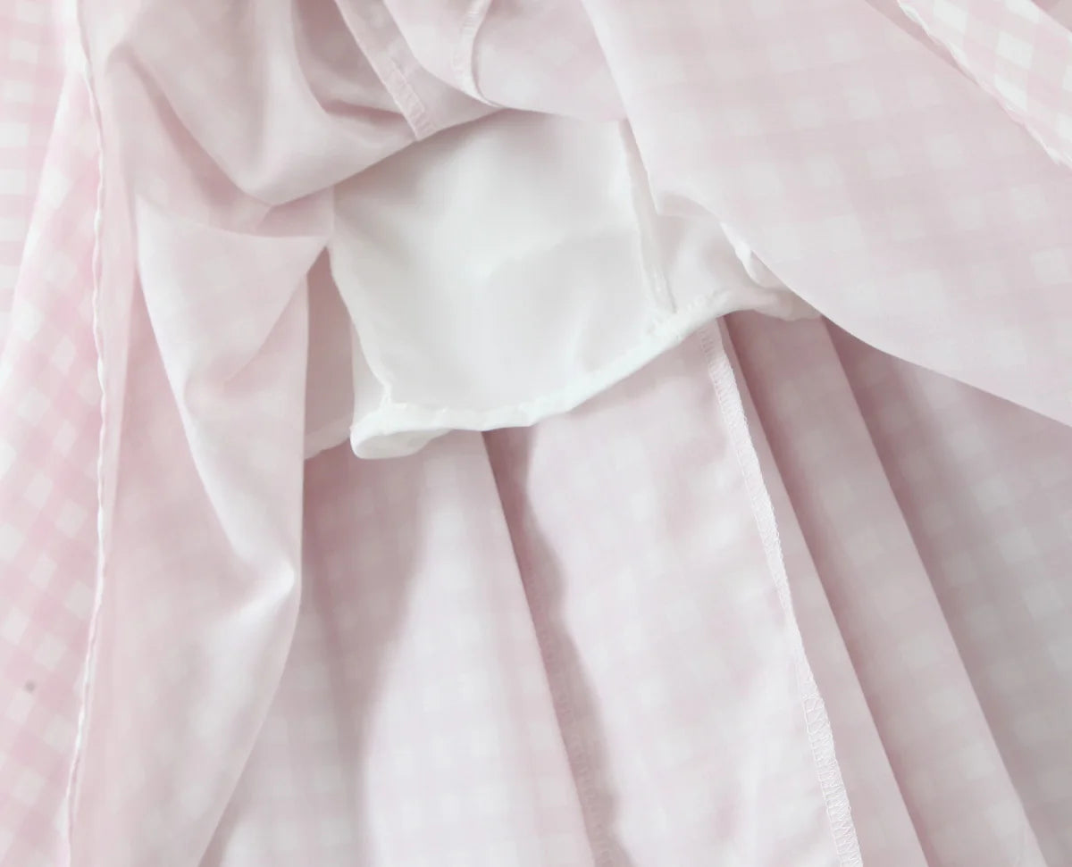 Elegant Laced Pleated Midi Dress