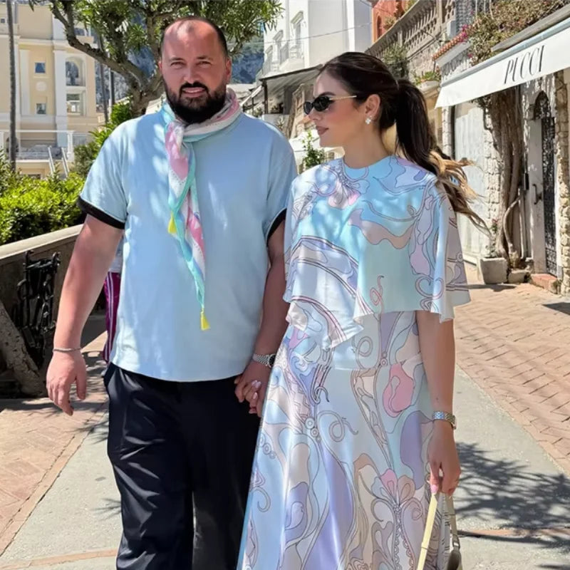 Pucci Resort Vacation Wear Cape Shawl