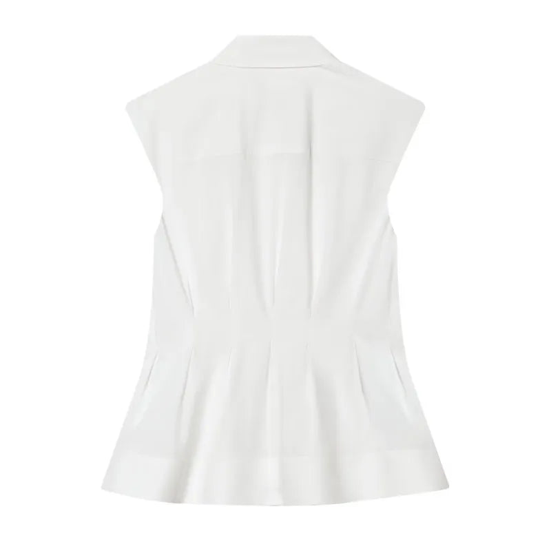 Zara New Pleated Shirt