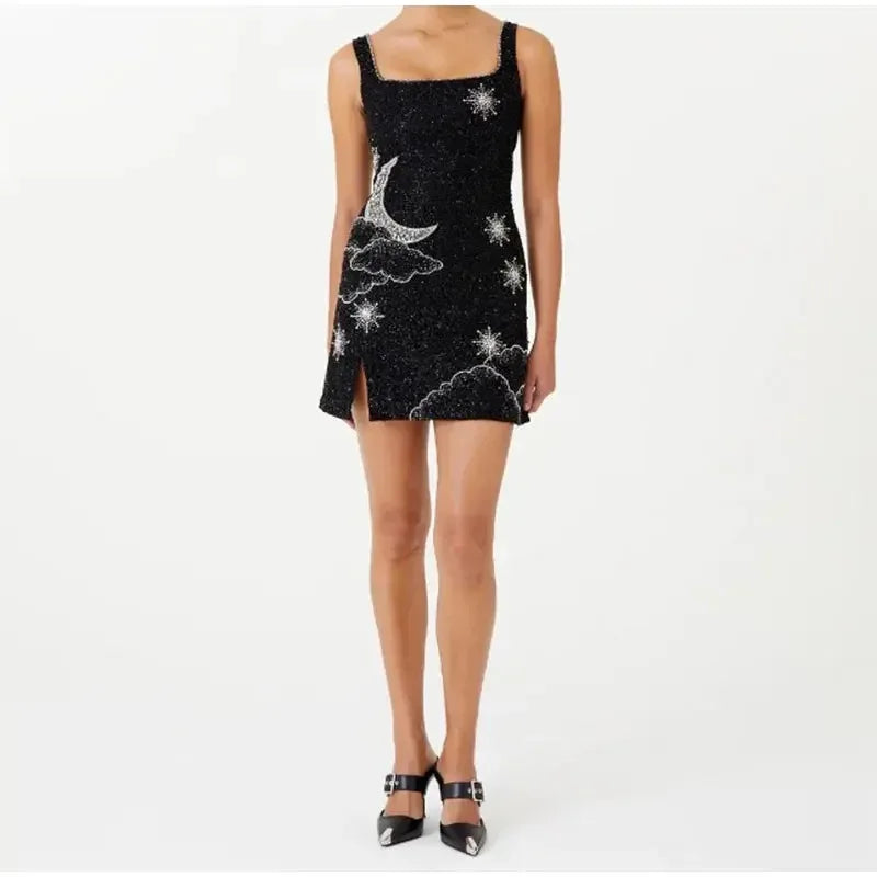 Sparkly A-line Dress Clio