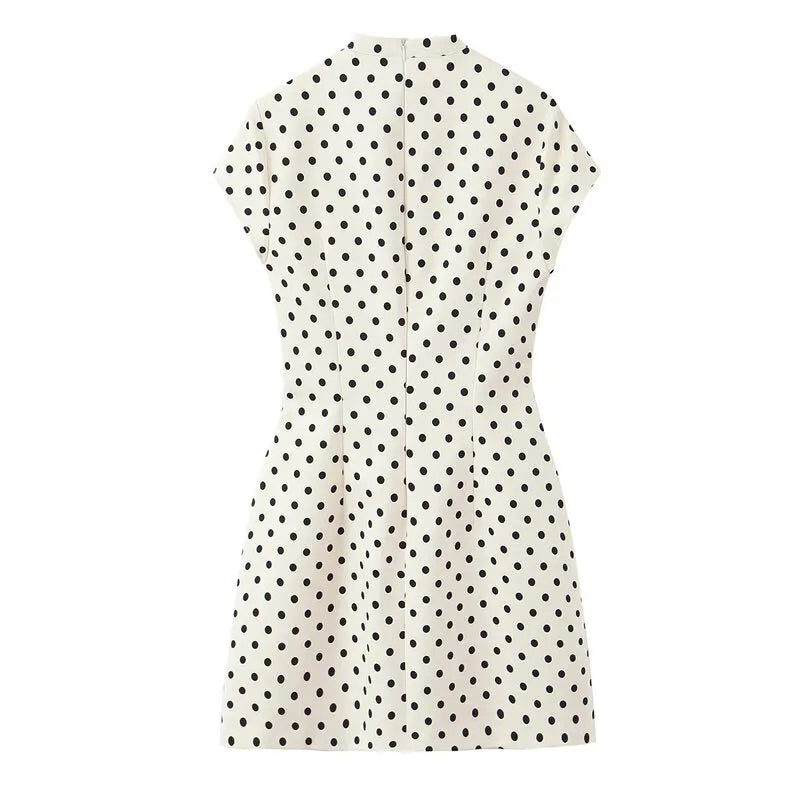Polka Dot Knot Mini zara dress