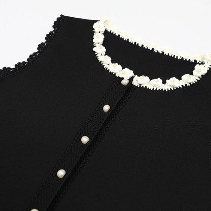 Sandro Knitted Black dress