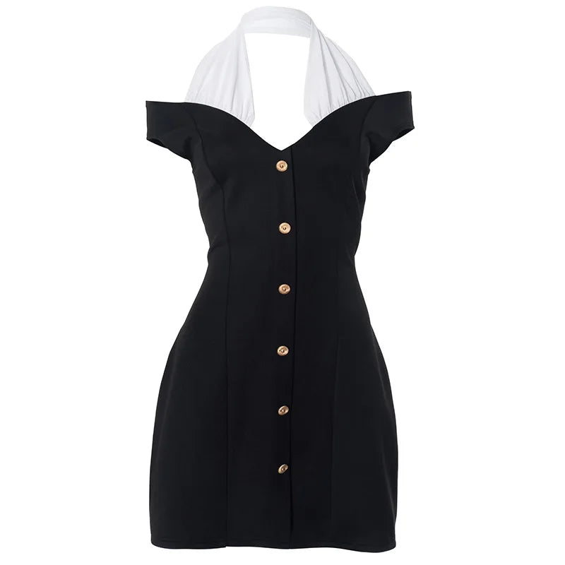 Off Shoulder Halter Party