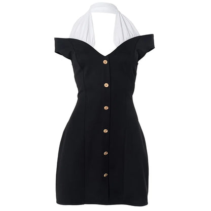 Off Shoulder Halter Party