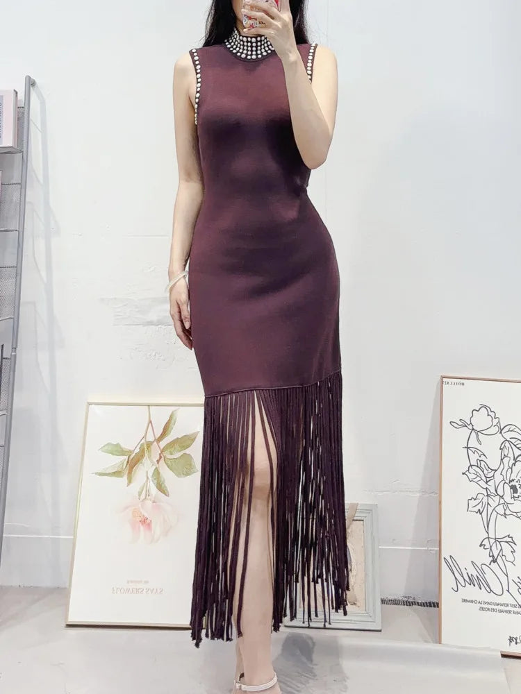 Sandro Pearl Tassel Fringe - Shellss