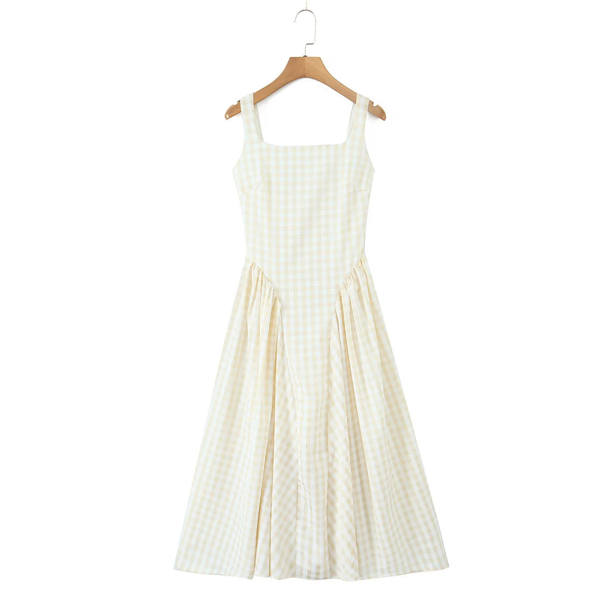 Elegant Laced Pleated Midi Dress