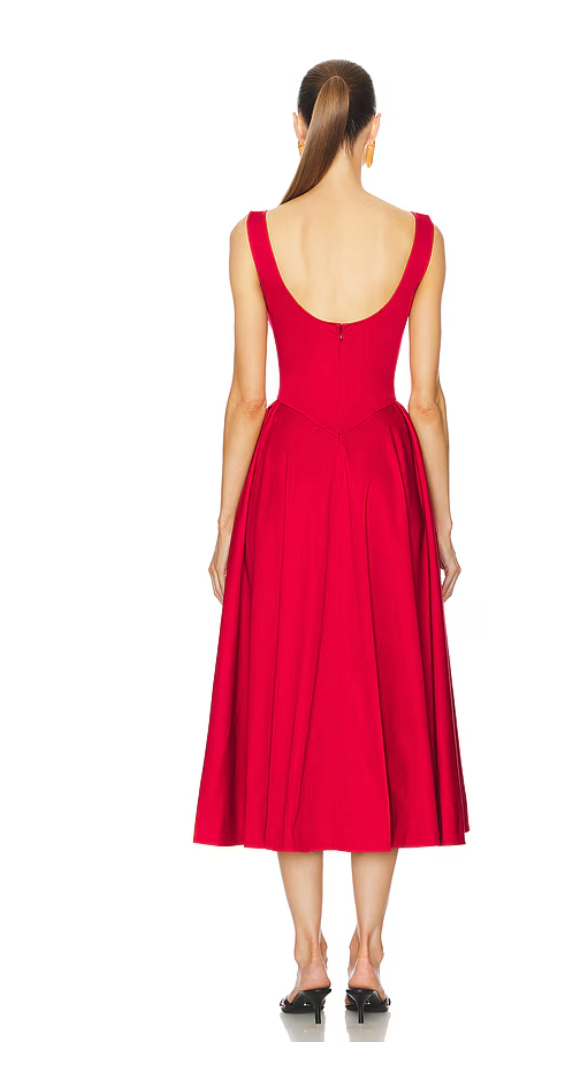 Mozision Backless A-line Maxi Dress