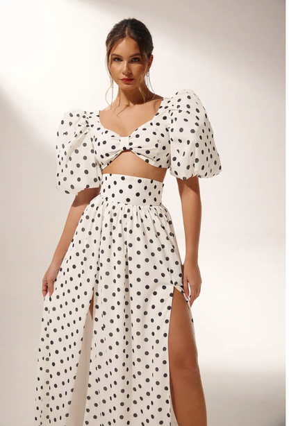 2 piece Polka Dots Set