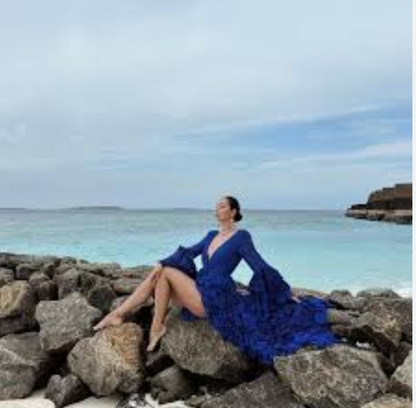 2 Royal Blue Oceana Dolce Dress