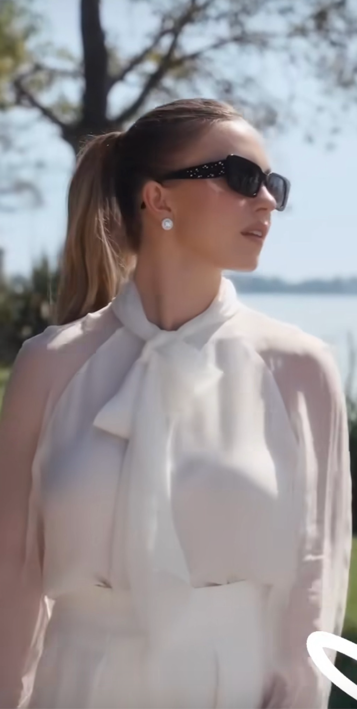 1 Elegance in Organza Top