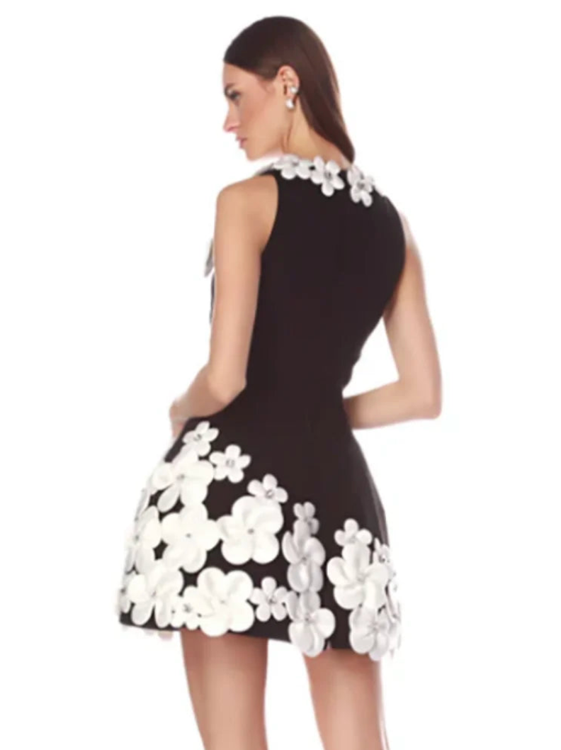 Flower Mini Dress
