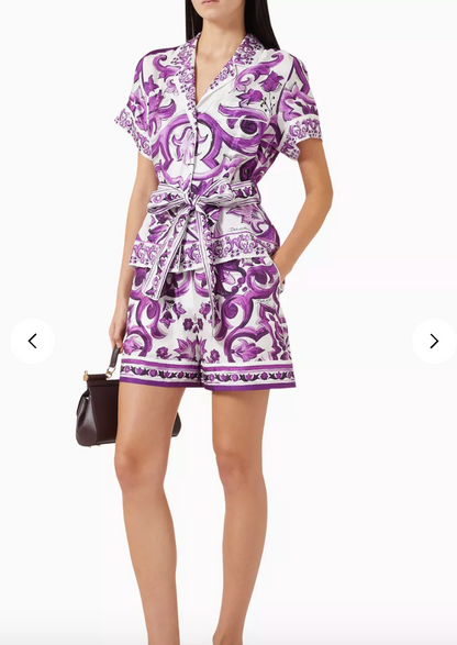 Purple Dolce Shorts & Set