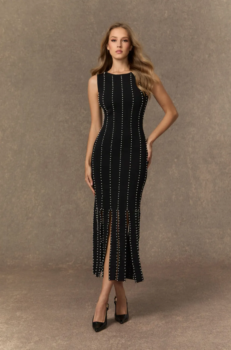 Sandro Tassel elegant bodycon Clio