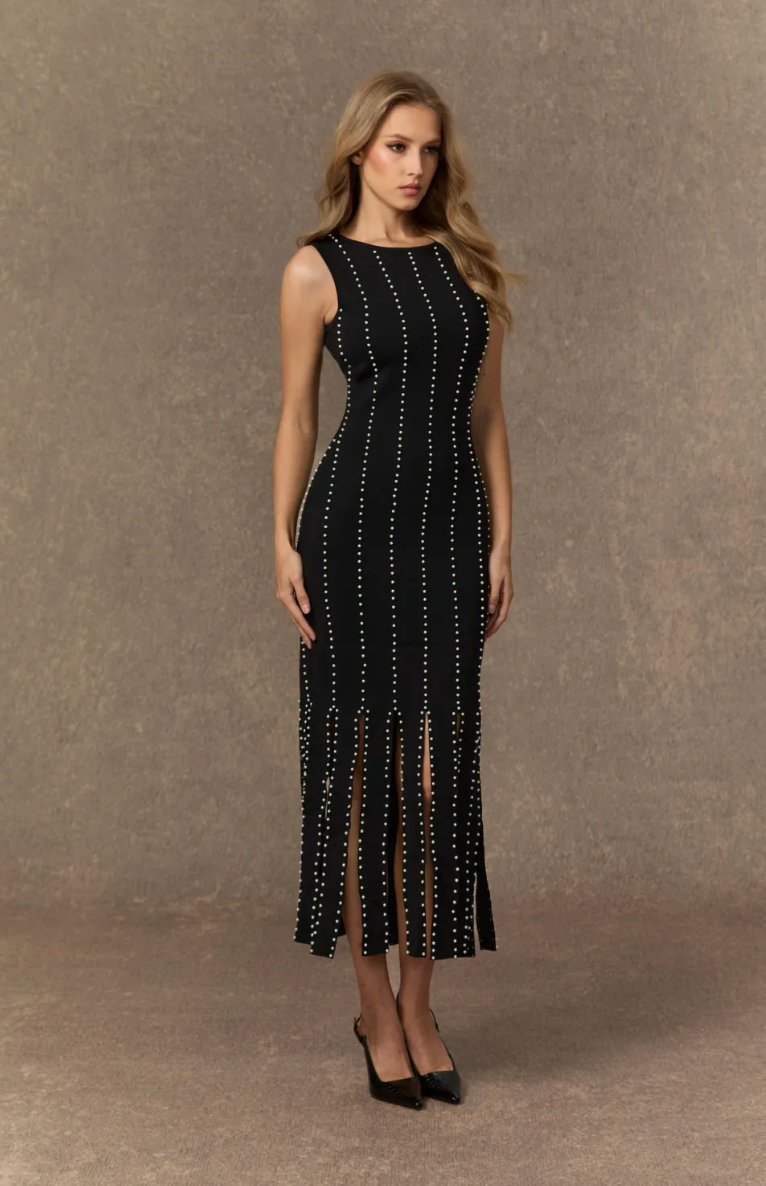 Sandro Tassel elegant bodycon Clio - Shellss