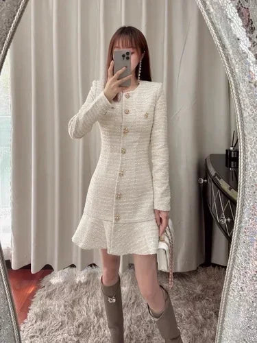 Netflix - his&hers Lexy dress tweed clio