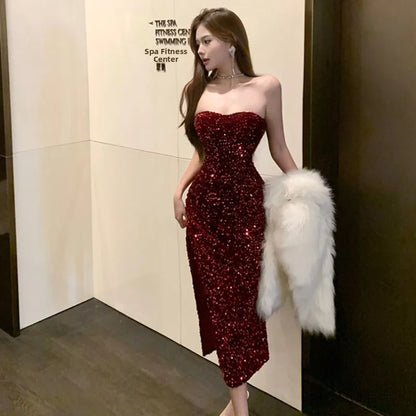 Party Embellished sequin Dress